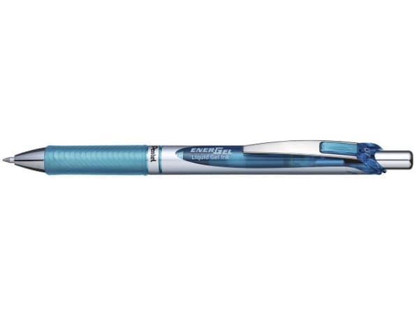 Gelpen pentel energel bl77, 0,7 mm, ljusblå