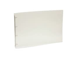 Ringbind, Plast Petter, 4 O-ringe, A3, 16 mm, transparent