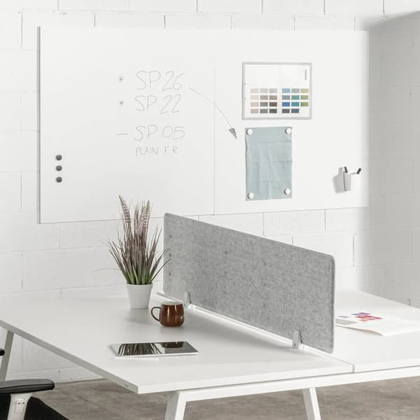 Whiteboardtavle Rocada 75x115 cm magnetisk hvid