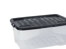 Opbevaringskasse, Strata, klar, 42 L