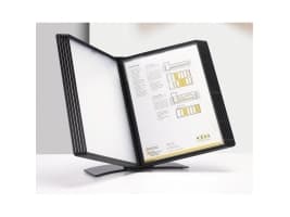 Easymount Borddisplay A4 med 10 Lommer Sort