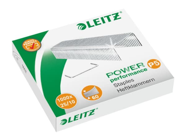Leitz - Stifter - 25/10 - galvanisert stål - pakke av 1000 - for P/N: 55520084