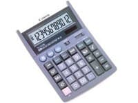 Canon TX-1210E - Fickkalkylator - 12 siffror - solcellspanel, batteri - svart