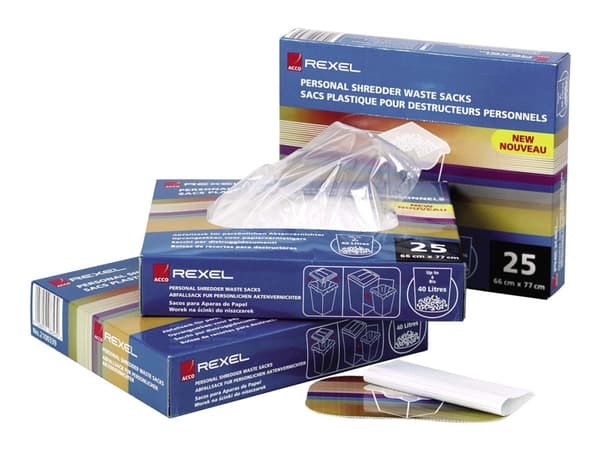 Makulaattoripakkaus Rexel AS3000, plast, 175 L, pakkaus 100 stk.