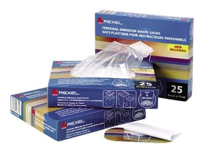 Makulaattoripakkaus Rexel AS3000, plast, 175 L, pakkaus 100 stk.