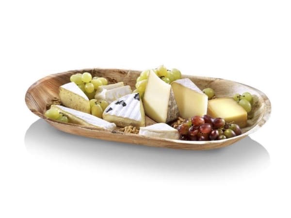 Fad 48x24x4 cm Stor Bionedbrydelig Palmeblad,5 pk x 10 stk/krt