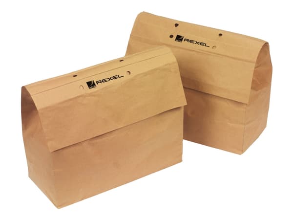 Rexel Recyclable Waste Sack - Avfallspose - lys brun (en pakke 50)