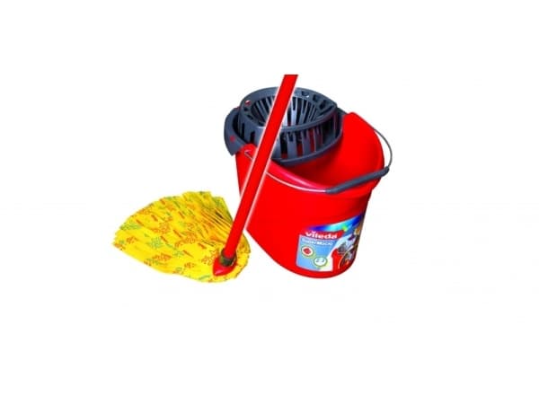 Vileda 4023103094192, Mopphuvud, Röd, Gul, Viskos, 1 styck