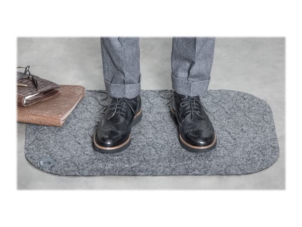 Matting StandUp - Gulvmatte - rektangulær - 99 x 53 cm - grå
