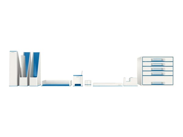 Leitz Wow Cube, Kumi, Sininen, Valkoinen, 5 laatikko(a), 287 mm, 363 mm, 270 mm