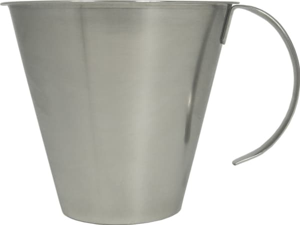 Målekande konisk 1 liter Ø15 x H13.1cm med Gradering rustfri stål