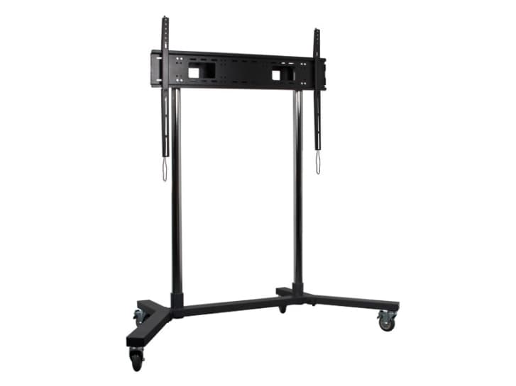 B-TECH - Vagn för flat panel - svart - skärmstorlek: från 65 tum - monteringsgränssnitt: 800 x 500 mm