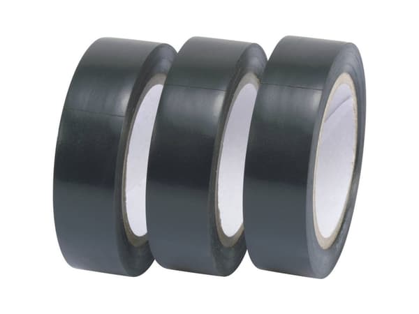 TRU COMPONENTS 1563959 Eristysteippisarja Musta (L x S) 10 m x 15 mm 30 m 30 m