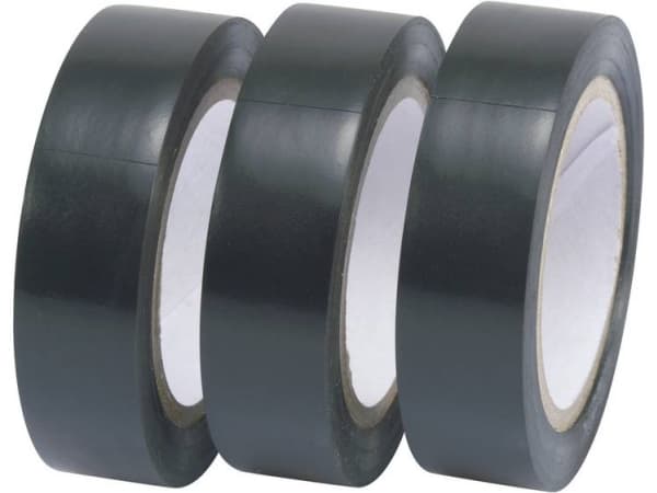 TRU COMPONENTS 1563959 Eristysteippisarja Musta (L x S) 10 m x 15 mm 30 m 30 m