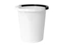 Miniatyrbild 1 av 3: Hink 5 ltr rund med handtag vit,5 st/krt