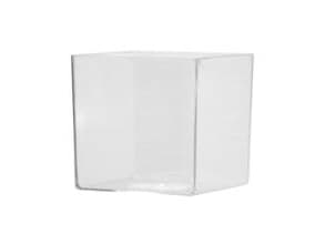 Cube 55x55x55 mm Medium PS Klar,100 stk/krt