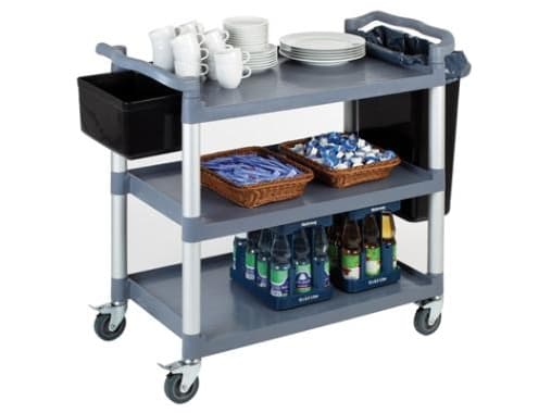 Rullebord/Serveringsvogn 108x50x96 cm med 3 hylder PP