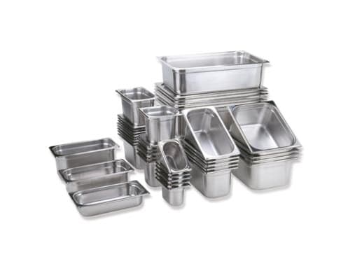 Kantine 1/3 GN 7 ltr 32,5x17,6x20 cm Rustfrit stål,6 stk/pk, 6 kpl/pk