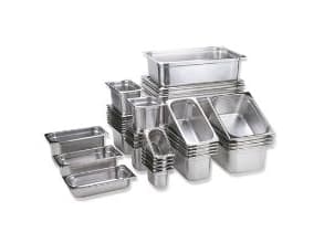 Kantine 1/2 GN 4 ltr 32.5x26.5x6.5 cm Rustfrit stål,1 stk