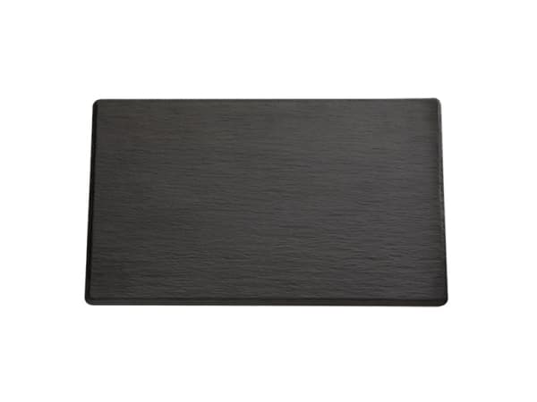 Serveringplade 1/1 GN 53x32.5 cm Melamin Skiferlook sort,stk
