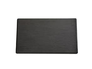 Serveringplade 1/1 GN 53x32.5 cm Melamin Skiferlook sort,stk