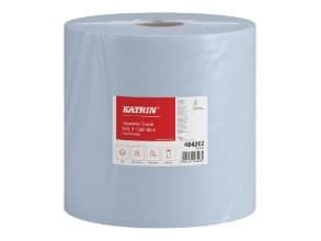 Aftørringsrulle Katrin Classic Industrirulle 3-lag 38 cm x380 m Blå,1 Rl