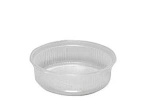 Salaattikuppi 125 ml Ø101x31 mm pyöreä PP kirkas, 10 kpl x 100 kpl/krt