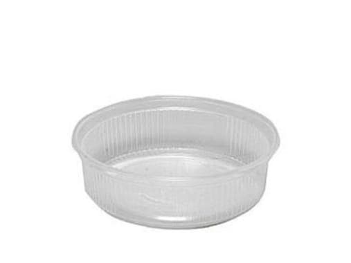Salaattikuppi 125 ml Ø101x31 mm pyöreä PP kirkas, 10 kpl x 100 kpl/krt