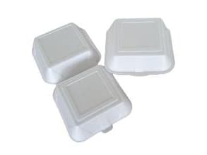 Burgerboks stor 155x155x80 mm XPS Hvid IP6,125 stk/pk