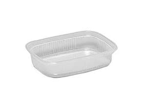Salatbæger 125 ml 108x81x26 mm Rektangulær PP Klar,100 stk/pk