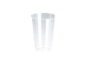 Plastglas 20 cl 96 mm PS Klar,20 pk x 50 stk/krt