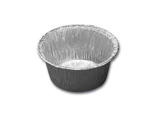 Alubakke 106 ml Ø80x35 mm Rund,20 ps x 100 stk/krt