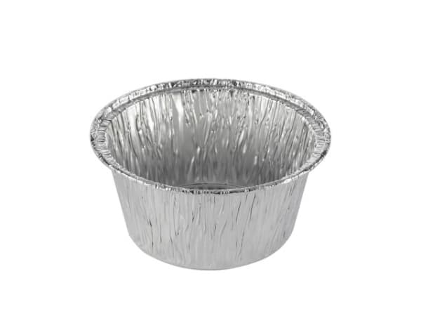 Alubakke 106 ml Ø80x35 mm Rund,100 stk/pk