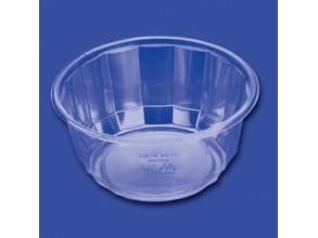 Plastskål Bowl Diamond 1428 ml Ø188x87 mm RPET Klar,300 stk/krt