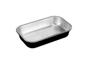 Alubakke Ready2Cook 1400 ml 265x162x47 mm Sort,150 stk/ps - (150 stk.)