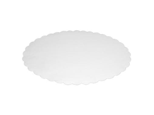 Fadpapir 22x32 cm Oval Præget Hvid,2 pk x 500 stk/krt