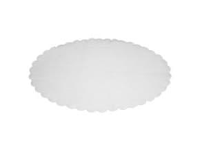 Astiapaperi 24x36 cm soikea kohokuvioitu valkoinen,2 kpl x 500 kpl/krt