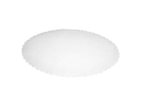 Fadpapir 33x50 cm Oval Præget Hvid,2 pk x 500 stk/krt