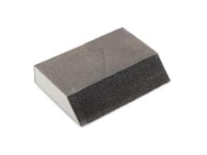 Slibesvamp Flexiclean 90x125x25 mm korn 180 med Profil Grå,10 pk x 10 stk/krt