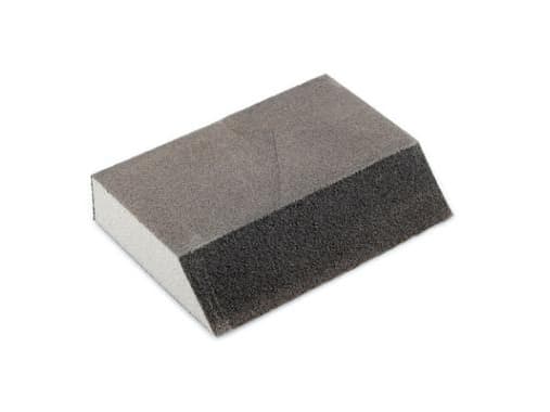 Slibesvamp Flexiclean 90x125x25 mm korn 180 med Profil Grå,10 pk x 10 stk/krt