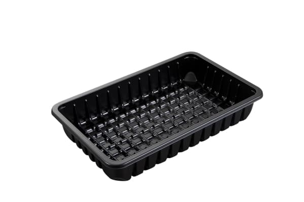 Bakke K 81-43S 262x162x42 mm MO-PP Sort,324 stk/krt