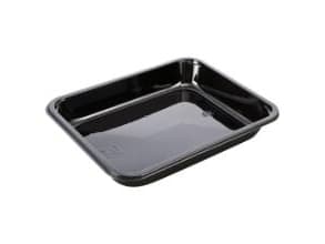 Brick 1-rum 2227-1E 1035 ml 227x178x35 mm HICPET svart,368 st/pack