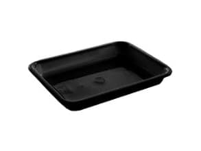 Bricka 1-rum 2227-1T 900 ml 227x178x29 mm CPET Svart,368 st/krt