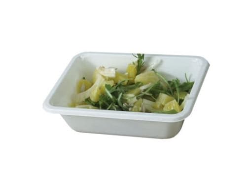 Bakke 1-rum 2171-1F 660 ml 171x127x50 mm CPET Hvid,696 stk/krt