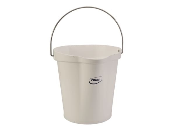 Hink Vikan Hygiene 12 ltr Vit Rengöring/matkontakt, 1 st