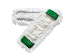 Mop Garn Flat 40 cm 120 gr med Microfiber Green för Drip System,1 st
