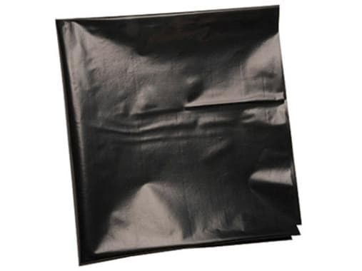 Sæk 720x1120 mm 100 my Sort,125 Stk/krt