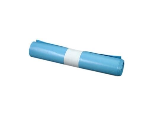 Sæk 120liter B760xL1030mm 100my Ekstra Strong Blå,10 Stk/rl - (10 stk.)