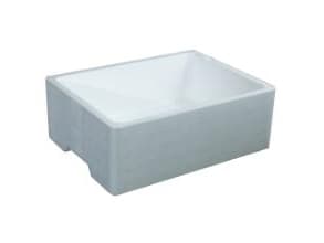 Termokasse 11 ltr 1/2 GN 40x30x14 cm EPS Hvid Låg på 9298,16 Stk/pk (sæk) (kpl)