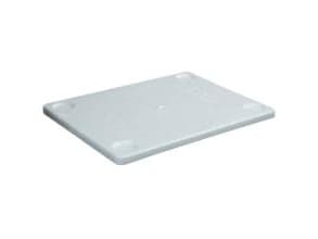 Låg 40x30x2.5 cm EPS Hvid til termokasse 11 ltr 40x30x14 cm,80 stk/pk